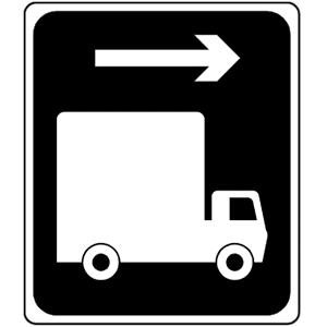 Alternative route for high vehicles
