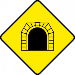 Tunnel ahead