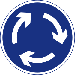 Mini roundabout