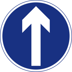 Straight ahead