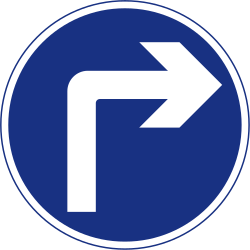 Turn right ahead