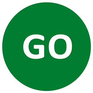 Either form of go can be used