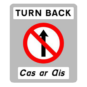 Turn back