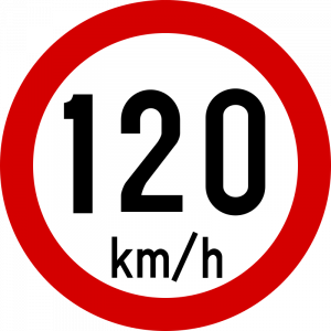 Max speed limit 120kmh