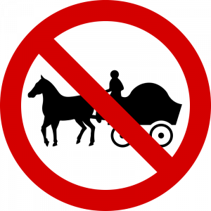 No horse carriages