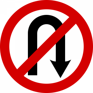 No U-turn