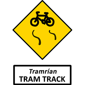 Slippery for cyclists